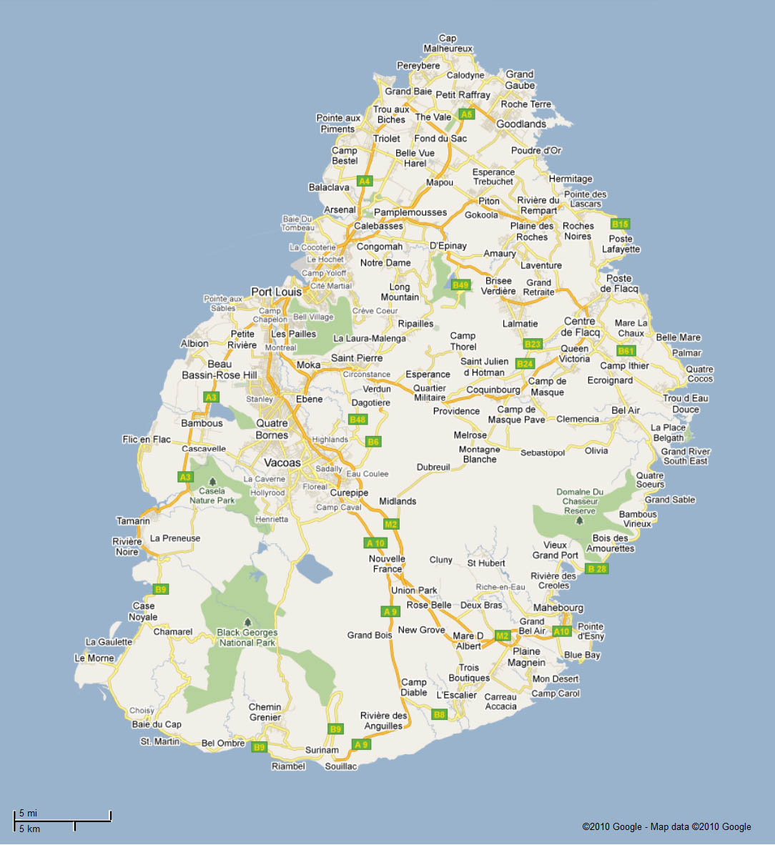 Google Roads Map 