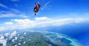 Saut en parachute Tandem à l’Île Maurice