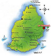 Le Touessrok Resort Location Map