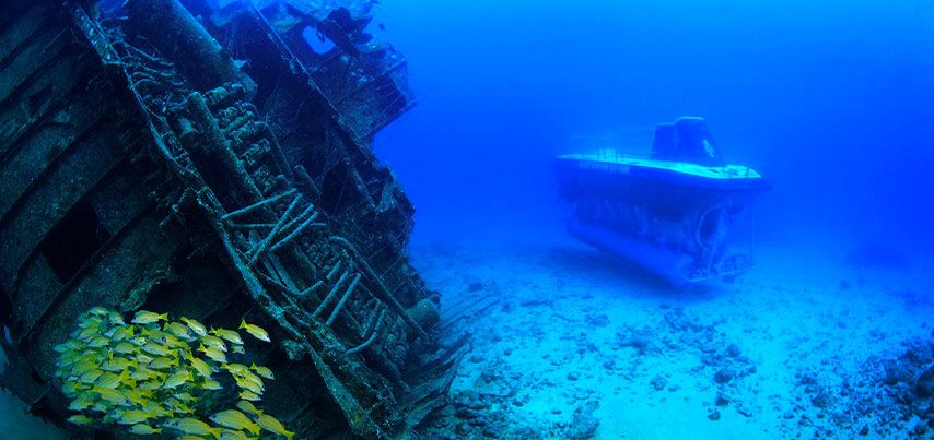 Submarine Underwater Trip