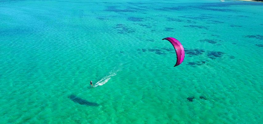 Kite Surfing in Mauritius