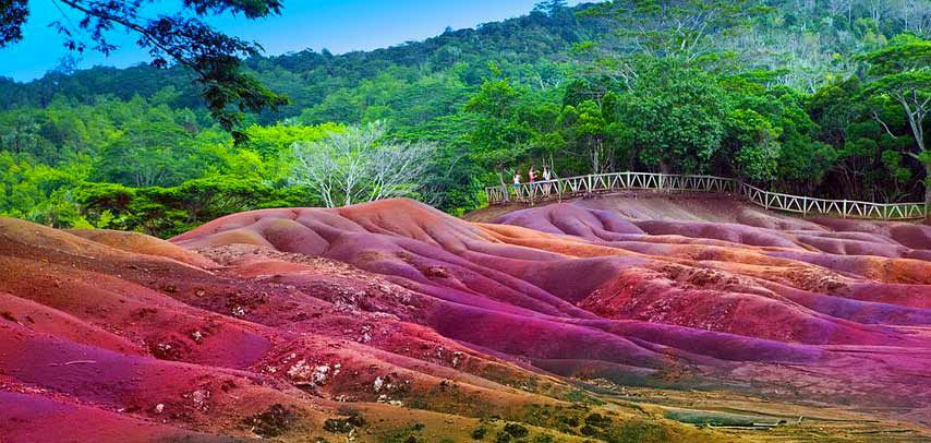 Chamarel 7 colored earth