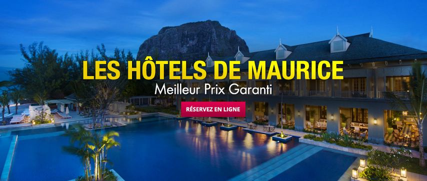 Carte Des Hotels De L Ile Maurice Vacances Maurice