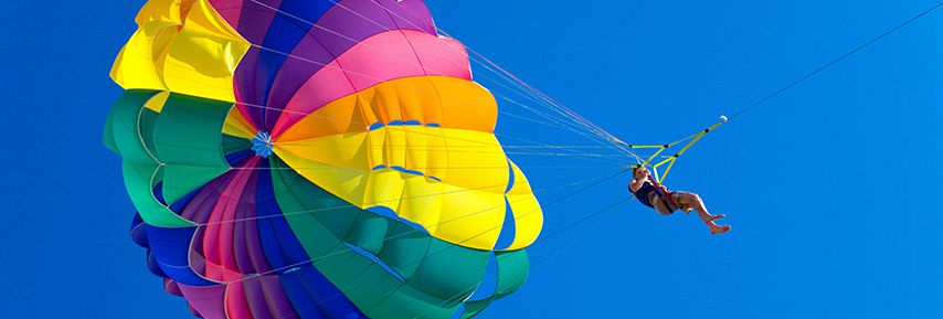Parachute ascensionnel a l'île Maurice
